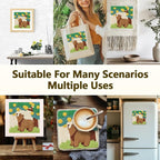 Doodlream Brown Bear DIY Punch Needle Embroidery Kit - Image 5