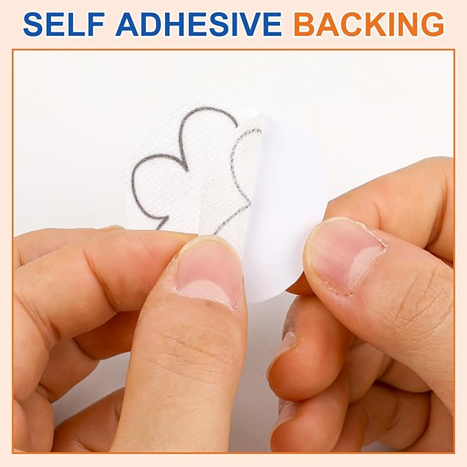 FURWEY 12PCS 8.5"x11" Wash Away Embroidery Stabilizer – Self Adhesive & - Image 3