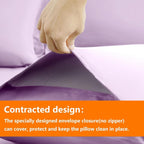 TAIMIT Light Purple Queen Size Comforter Set - Image 4