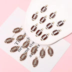 20PCS Sports Charms Enamel Basketball Baseball Pendant Charms - Image 2