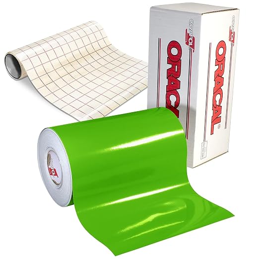 ORACAL Roll of Glossy 651 Lime Tree Green Permanent Adhesive Vinyl – Compatible by Orafol