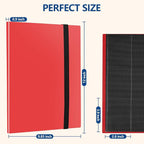 Card Binder, EDUDIIU 9 Pockets Premium Trading Card Binders, Cards Collection - Image 6