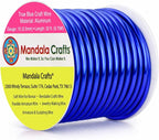 Mandala Crafts 10 Gauge Anodized Aluminum Craft Wire by MandalaCrafts