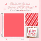 Tintnut Pastel Coral Heat Transfer Vinyl, easy cut & weed, stretch washable - Image 2