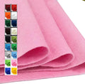 Baby Pink Felt Fabric 36" X 36", 1.6mm Thick Soft and Durable Flexible Craft by FANOMMI
