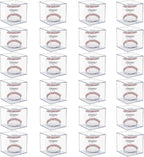 Baseball Display Case, 24 Pack Clear Acrylic Cube Holder Set | Dustproof Clear by KALOPEZY