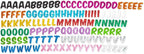 Bright Creations Foam Sparkle Alphabet Letter Stickers - Image 4
