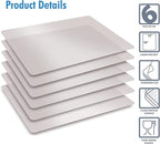 Better Kitchen Products Extra Thick Flexible Frosted Clear Plastic Cutting Mats - Image 3