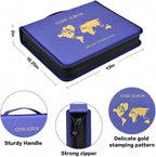 ANKHOH Zippered Coin Collection Book, 200 Pockets and 30 Bill Sleeves | PU - Image 2