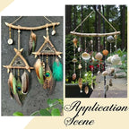5 Hook Driftwood Jewelry Display Hanging Jewelry Organizers Vintage Drift Wood - Image 7