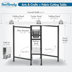 Studio Designs Sew Ready Fabric Cutting Standing Table - Image 3