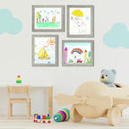 Kids Art Frames, 10x12.5 Front Opening Kids Artwork Frames Changeable, Holds 50 - Image 5