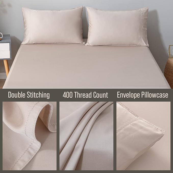 Bella Coterie | Luxury Bamboo Viscose King Size Pillowcase Set | 100% - Image 3
