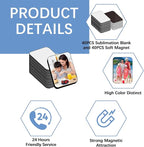 80PCS Sublimation Magnet Blanks Bulk 5.5x7.5 CM Rectangle - Image 4