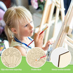 COCHIE 10 Pieces Large Spring Unfinished Wood Crafts to Paint - Image 3