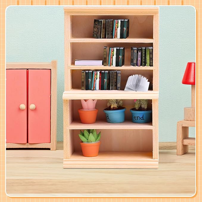 24PCS Miniature Books for Dollhouse, 1:12 Scale Mini Books | 24 pcs miniature - Image 4