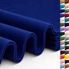 Royal Blue Large Felt Fabric 36" x 36", 1.4 mm Soft Felt Sheet, Nonwoven Fabric by ZANEXIR