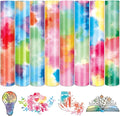 Tintnut Rainbow Tie Dye Heat Transfer Vinyl, easy cut & weed, stretch washable by Tintnut