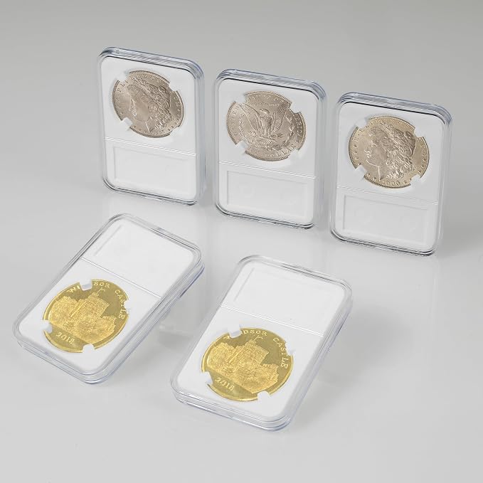 10-Pack Coin Slab Display Holder, Storage Case - Image 5