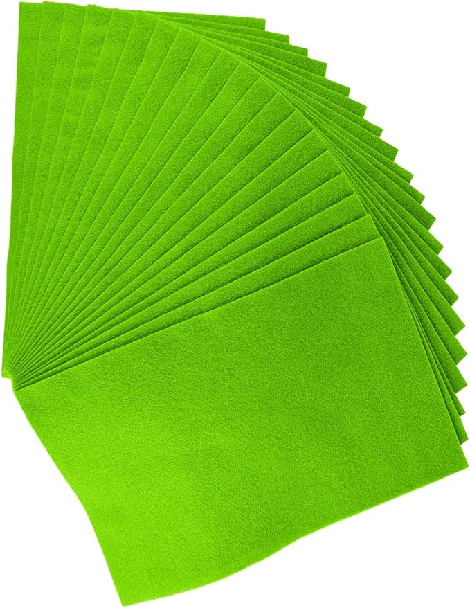 Jtnohx Color Felt, Soft Felt Sheets, 1.4mm Thick 8"x12" Handicraft Felt Fabrics - Image 3