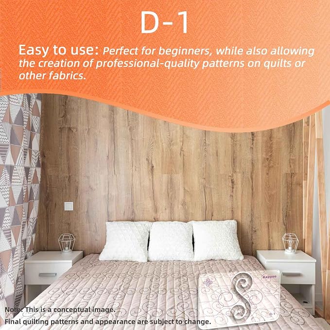 3Pcs Free Motion Quilting Templates - Image 3