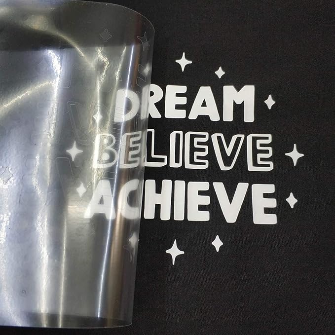 guangyintong Heat Transfer Vinyl White HTV Rolls, Glossy Surface HTV Vinyl - Image 5