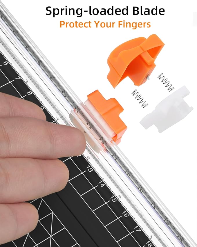 Firbon Black A5 Paper Cutter, Straight Small Paper Trimmer - Image 6