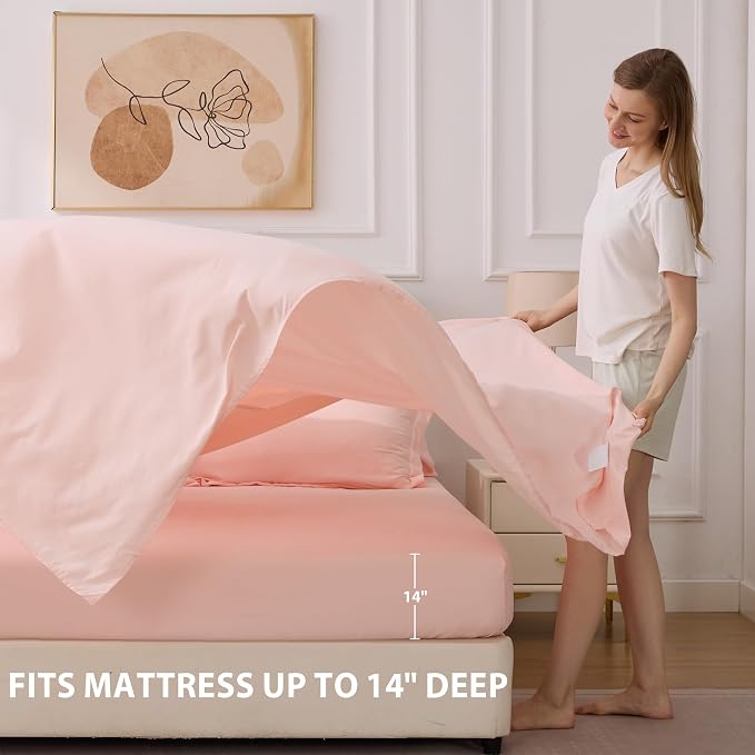Twin XL Comforter Set Pink - Image 6
