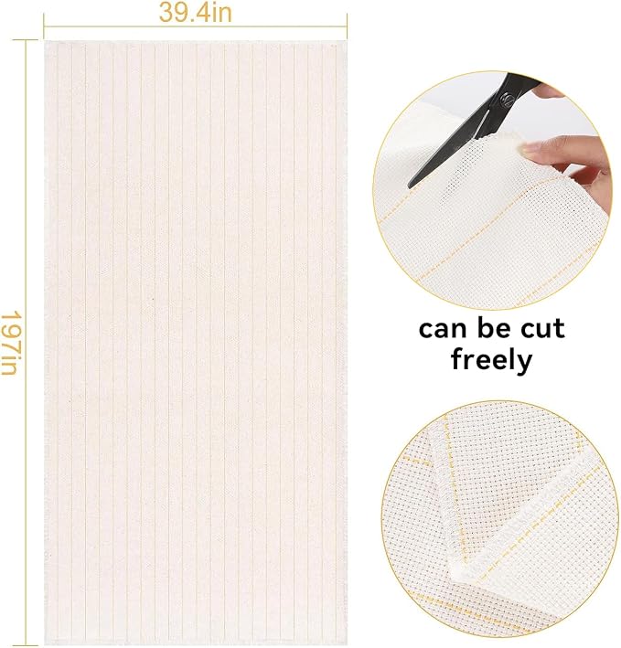 39.4"× 197" Large Overlocking Tufting Cloth - Image 6