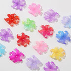 40pcs Flower Shape Beads Color Flower Beads Color Lily Beads - Image 3