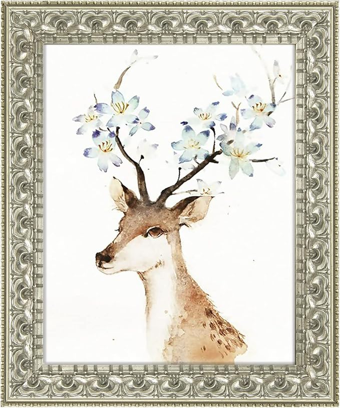 Golden State Art, 8X10 Ornate Finish Photo Frame, Real Glass by GoldenStateArt