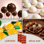 Lerykin 3 Pack Large 6-Cavity Semi Sphere Silicone Molds, Non-Stick Baking Mold - Image 7