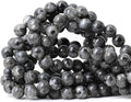35PCS 10mm Natural Black Labradorite Gemstone Round Loose Beads Crystal Energy by CHEAVIAN