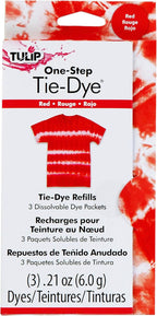 Tulip One-Step Tie-Dye Kit, 3 Fabric Dye Refill Packs by Tulip