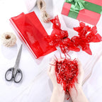 Outus 104 Pcs Colored Cellophane Sheets Cellophane Wrapping Paper - Image 7
