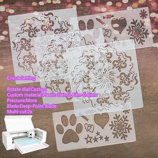 BANLTRE 12 Sheets 7.5 mil Mylar Sheet 12 x 12 inch Milky Translucent PET Blank - Image 4