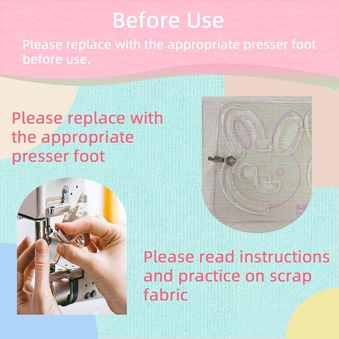 3Pcs Free Motion Quilting Templates - Image 6