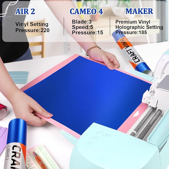 WRAPXPERT Blue Permanent Vinyl, Compatible - Image 3