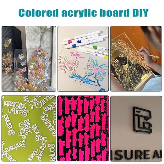 12 Piece 1/8 Thick 8 x 8 Inch 3mm Color Casting Acrylic Sheet - Image 5