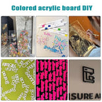 12 Piece 1/8 Thick 8 x 8 Inch 3mm Color Casting Acrylic Sheet - Image 5