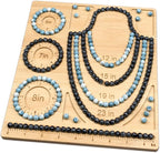 Petoysoso Bead Boards for Jewelry Making, Bamboo Beading Board for Necklace & - Image 4