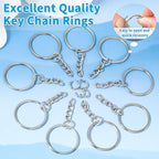 PAXCOO 150Pcs Split Key Chain Rings - Image 5