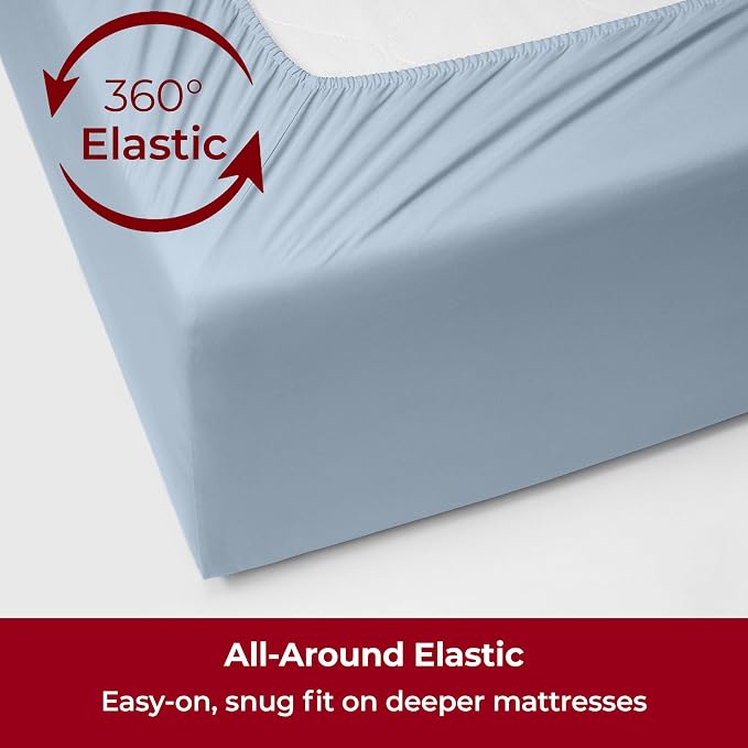 Mellanni Extra Deep Split King Sheets - Image 5