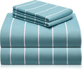 LuxClub 4 PC Cal King Size Sheet Set, Breathable Luxury Bed Sheets, Deep by LuxClub