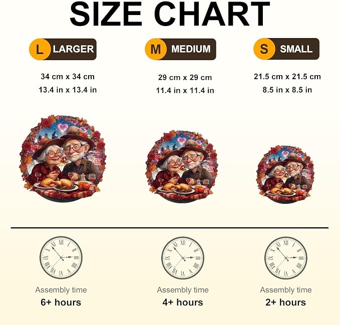Romantic Grandma Grandpa Love Puzzles Adults Gifts - Image 4
