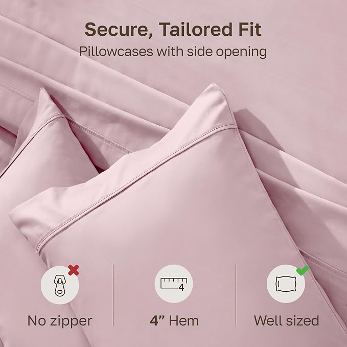 California Design Den Standard Queen Size Pillowcase Set - Image 4
