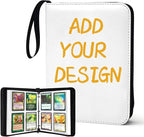 Custom Card Binder 400 Pocket, DIY Anime Sports Cover Design, Portable by WESTTUNE