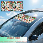 Bloss Crabapple Blossom Flower Privacy Window Film Decorative, Stain Glass - Image 2