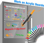 Liquid Chalk Markers for LED Drawing Note Board Acrylic Calendar Planning Board - Image 2