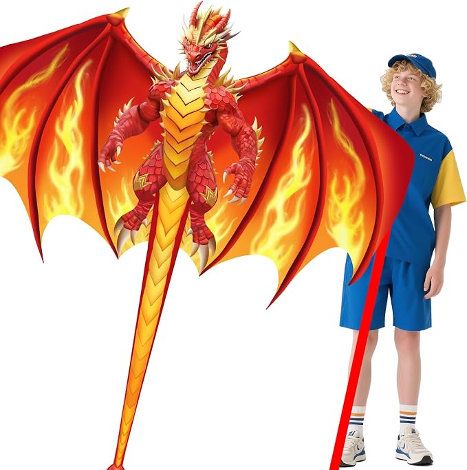 Large Kite for Kids & Adults Easy to Fly Kite, Outdoor Activities, Beach & Park - Image 6